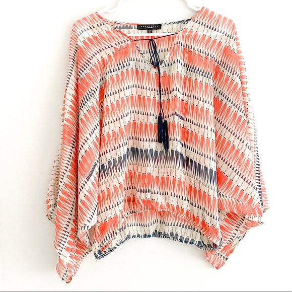 Sanctuary Tops - 2/$25 SANCTUARY Coral with Tassle Top / XS